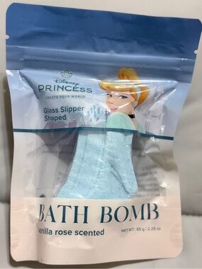 💜 Disney Princess Cinderella Vanilla Rose Scented Bath Bomb